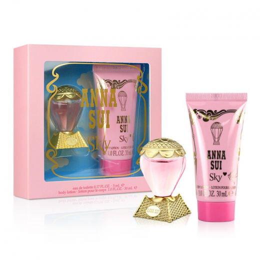 
                Набір Anna Sui Sky для жінок - set (edt 5 ml + b/l 30 ml)