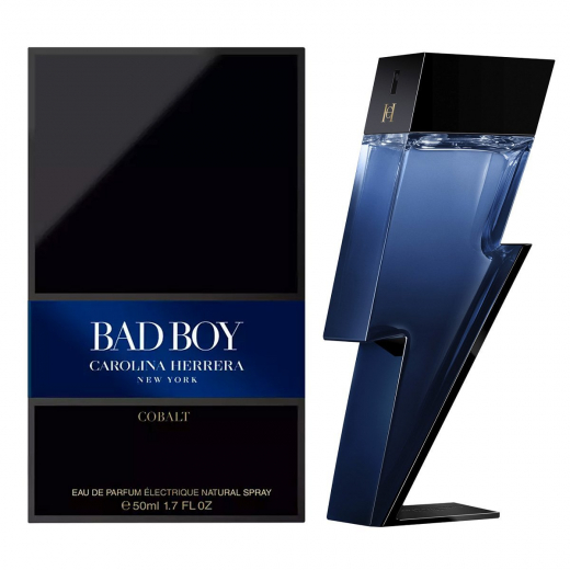 Парфюмированная вода Carolina Herrera Bad Boy Cobalt Parfum Electrique для мужчин - edp 50 ml