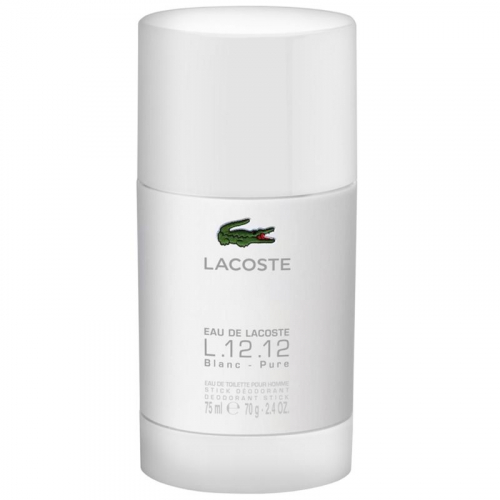 Дезодорант Lacoste Eau De L.12.12 Blanc для чоловіків - deo stick 75 ml 1.25010