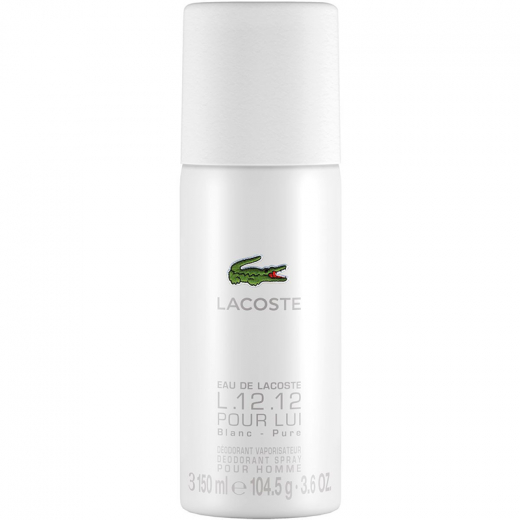 
                Дезодорант Lacoste Eau De L.12.12 Blanc для чоловіків - deo spray 150 ml