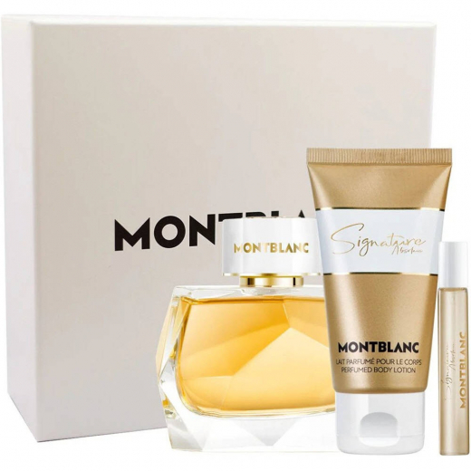 Набор Montblanc Signature Absolue для женщин (оригинал) - set (edp 90 ml + edp 7.5 ml mini + b/l 100 ml)