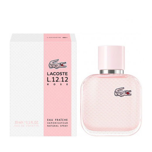 Туалетная вода Lacoste L.12.12 Rose Eau Fraiche для женщин (оригинал) - edt 35 ml