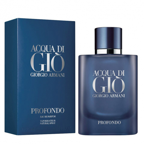Парфюмированная вода Giorgio Armani Acqua di Gio Profondo для мужчин (оригинал) - edp 75 ml