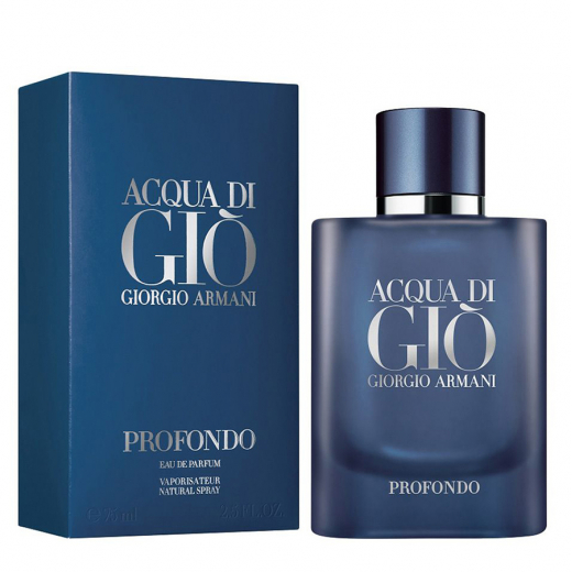 Парфюмированная вода Giorgio Armani Acqua di Gio Profondo для мужчин (оригинал) - edp 75 ml