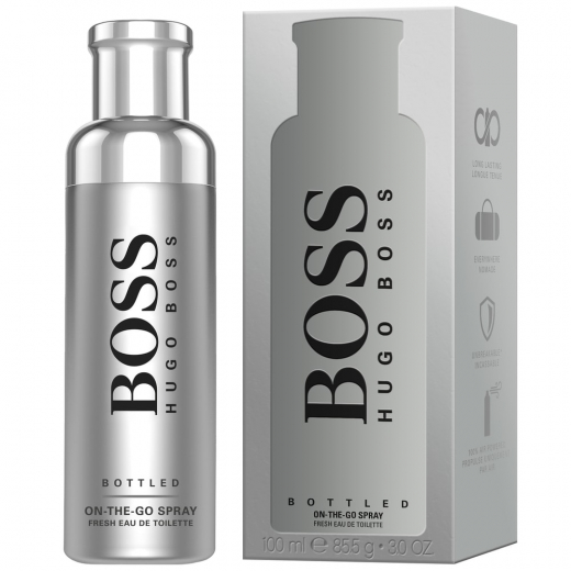 Туалетная вода Hugo Boss Bottled On-The-Go Spray Fresh Eau De Toilette для мужчин (оригинал)
