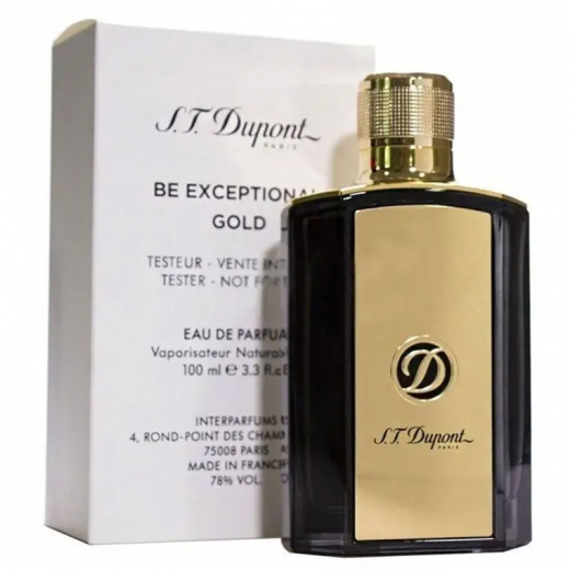 Парфюмированная вода S.T. Dupont Be Exceptional Gold для мужчин (оригинал) - edp 100 ml tester