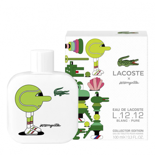 Туалетная вода Lacoste Eau De Lacoste L.12.12 Blanc Pure Collector Edition x Jeremyville для мужчин (оригинал)