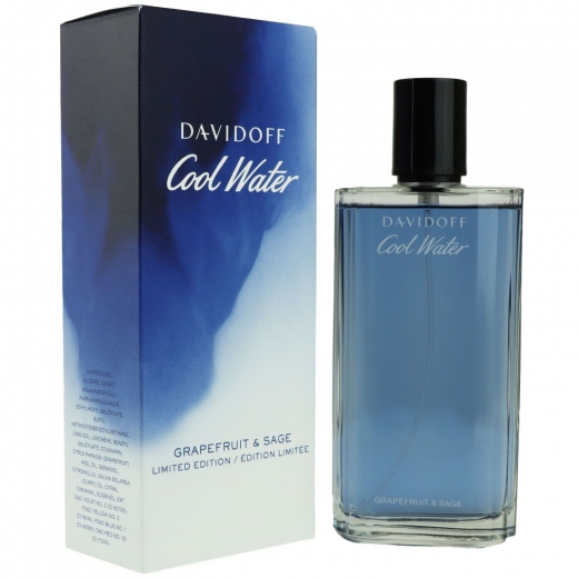 Туалетная вода Davidoff Cool Water Grapefruit & Sage Limited Edition для мужчин (оригинал) - edt 125 ml