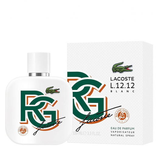 Парфюмированная вода Lacoste L.12.12 Eau de Parfum Blanc Edition Limitée Roland Garros для мужчин (оригинал) - edp 100 ml