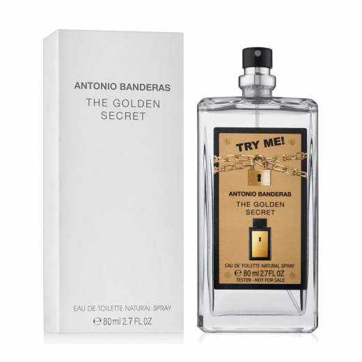 Туалетная вода Antonio Banderas The Golden Secret для мужчин (оригинал) - edt 80 ml tester Try Me