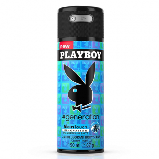 Дезодорант Playboy Generation For Him для мужчин (оригинал) - deo spray 150 ml