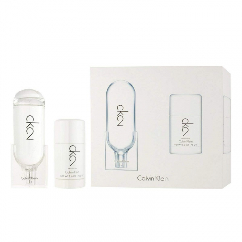 Набор Calvin Klein CK2 для мужчин и женщин (оригинал) - set (edt 100 ml + deo stick 75 ml)