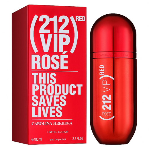 Парфюмированная вода Carolina Herrera 212 VIP Rosé Red для женщин (оригинал)
