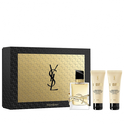Набор Yves Saint Laurent Libre (EDP) для женщин (оригинал) - set (edp 50 ml + body lotion 2*50 ml)