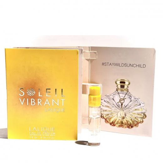 Парфюмированая вода Lalique Soleil Vibrant для женщин (оригинал) - edp 1.8 ml vial