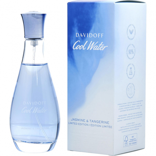 Туалетная вода Davidoff Cool Water Jasmine & Tangerine Limited Edition для женщин (оригинал) - edt 125 ml