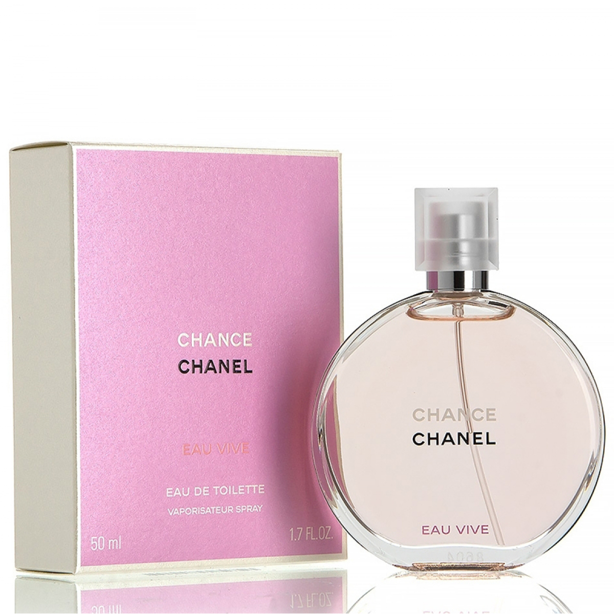 Туалетная вода Chanel Chance Eau Vive для женщин (оригинал) - edt 50 ml,  1.24070, купить