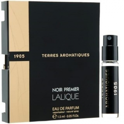 Парфюмированная вода Lalique Noir Premier Terres Aromatiques 1905 для мужчин и женщин (оригинал)