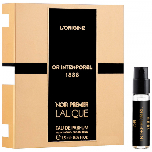 Парфюмированная вода Lalique Noir Premier Or Intemporel 1888 для мужчин и женщин (оригинал) 1.76938