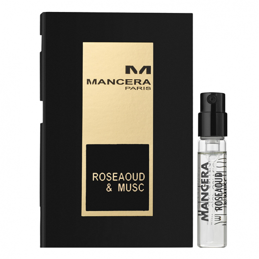 Парфюмированная вода Mancera Rose Aoud & Musc для мужчин и женщин (оригинал) - edp 2 ml vial
