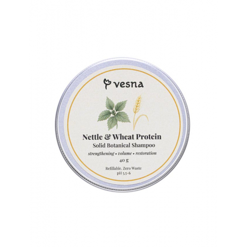 Vesna Твердый шампунь Кропива и Протеин пшеницы 80г НФ-00029150