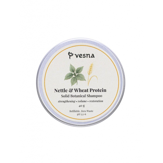 
                Vesna Твердый шампунь Кропива и Протеин пшеницы 80г