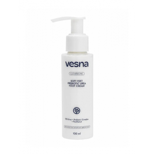 Vesna Крем для ног с пребиотиками и 10% мочевины, 100 ml