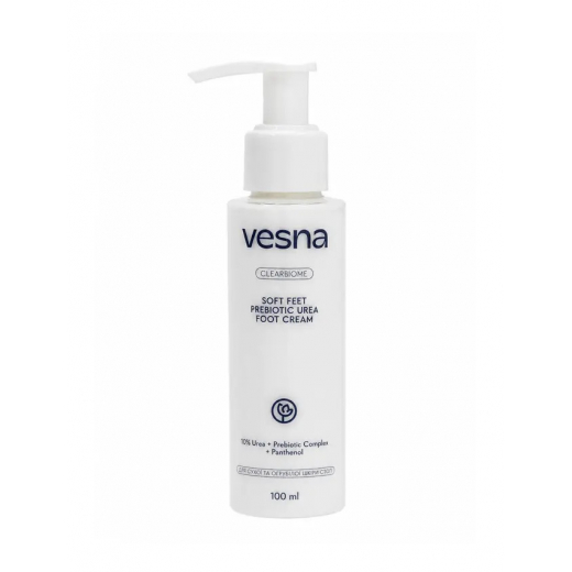 Vesna Крем для ног с пребиотиками и 10% мочевины, 100 ml