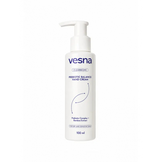 VESNA Крем для рук с пребиотическим комплексом, 100 ml
