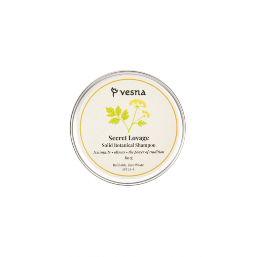 
                Vesna Твердый шампунь Секрет Любистка 80 г