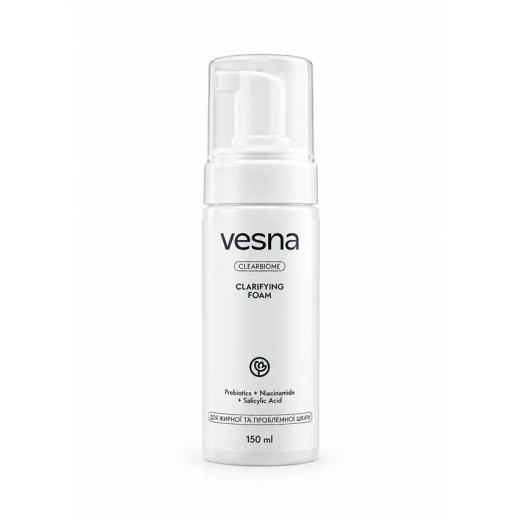 Vesna Очищающая пенка для жирной и склонной к высыпаниям кожи, 150 ml Vesna Очищающая пенка для жирной и склонной к высыпаниям кожи, 150 ml
