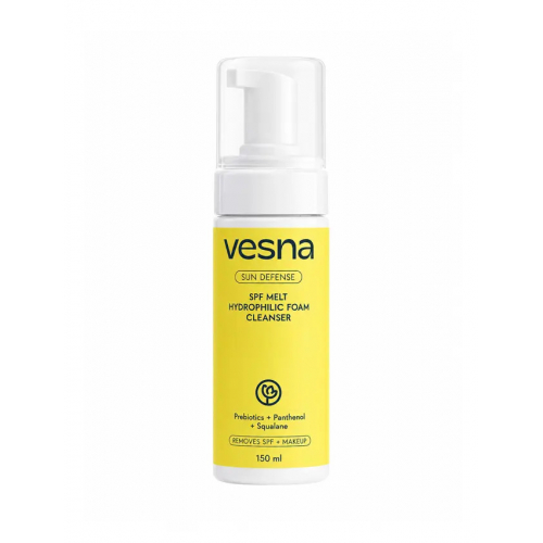 Vesna Гидрофильная пенка для очистки лица от SPF-средств, 150 ml