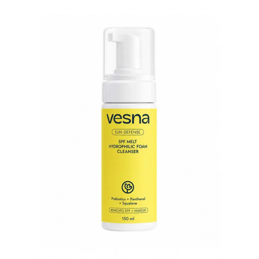 Vesna Гидрофильная пенка для очистки лица от SPF-средств, 150 ml Vesna Гидрофильная пенка для очистки лица от SPF-средств, 150 ml