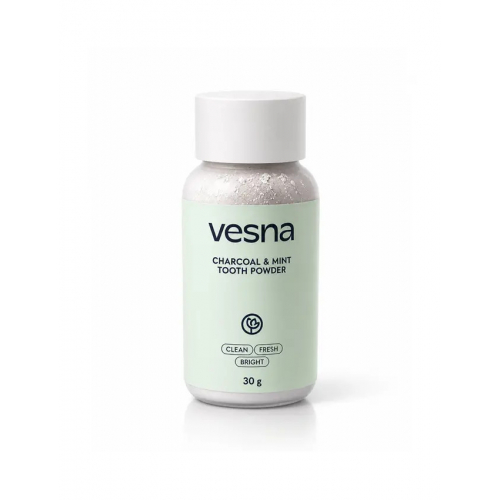 Vesna Отбеливающий зубной порошок Уголь и Мята, 30 g