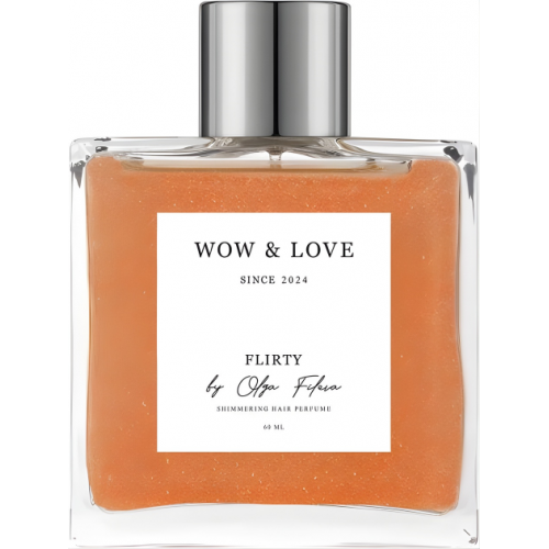 WOW AND LOVE Парфюм-блеск для волос с шимером Flirty by Olga Fileva НФ-00029473