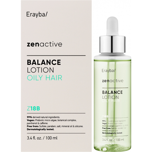 Erayba Лосьйон проти жирного волосся ZenActive Z18B, 100 ml Erayba Лосьйон проти жирного волосся ZenActive Z18B, 100 ml