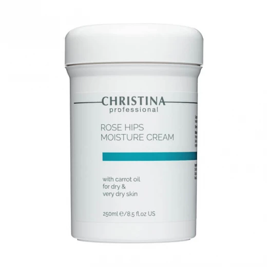 Christina Увлажняющий крем с маслом шиповника и моркови для сухой кожи Rose Hips Moisture Cream with Carrot Oil, 250 ml