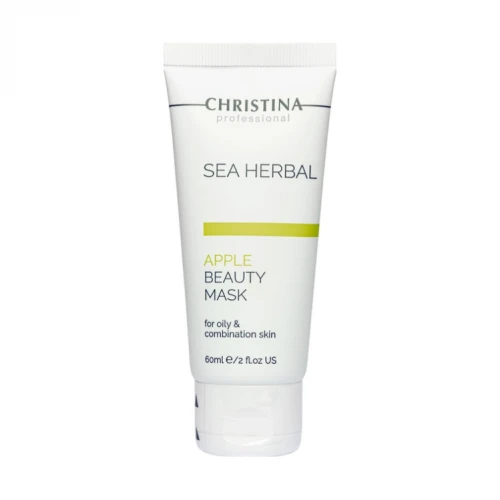 Christina Sea Herbal Beauty Mask Green Apple - Яблучна маска для жирної та комбінованої шкіри, 60 ml НФ-00021072