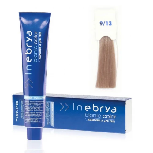 Крем-краска Bionic Color Inebrya 9/13 очень светлый блондин бежевый, 100 мл НФ-00017526