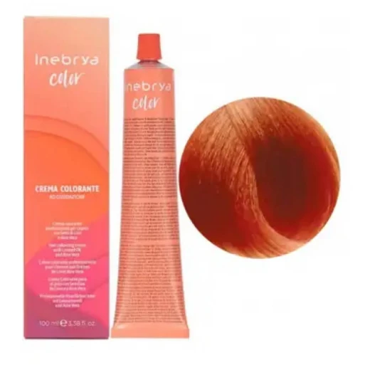 Крем-краска для волос Inebrya Сolor 8.34 светло-русый золотистый медный, 100 ml