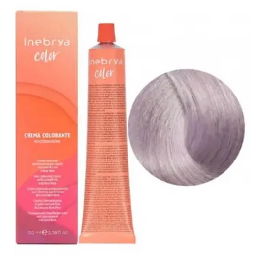 Крем-краска для волос Inebrya Сolor 10/02 платиновый светлый ФИОЛЕТ PASTEL, 100 ml