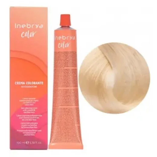 Крем-краска для волос Inebrya Сolor 10.3 платиновый блондин золотистый, 100 ml