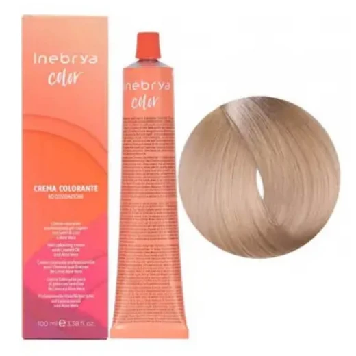 Крем-краска для волос Inebrya Сolor 12.1 платиновый блонд экстра пепельный, 100 ml