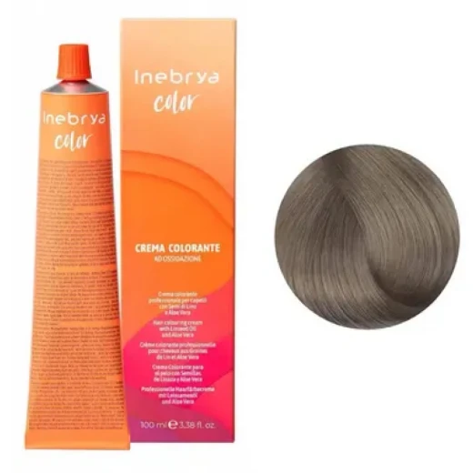 Крем-краска для волос Inebrya Сolor 6/13 темно-русый пепельно-золотистый, 100 ml