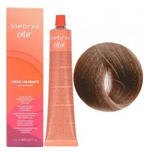 Крем-краска для волос Inebrya Сolor 7/13 русый пепельно-золотистый, 100 ml