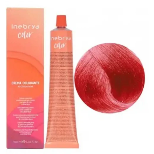 Крем-краска для волос Inebrya Сolor 7/66 f русый красный огненный, 100 ml