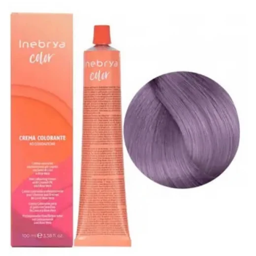 Крем-краска для волос Inebrya Сolor 8/02 светло-русый ФИОЛЕТ PASTEL, 100 ml