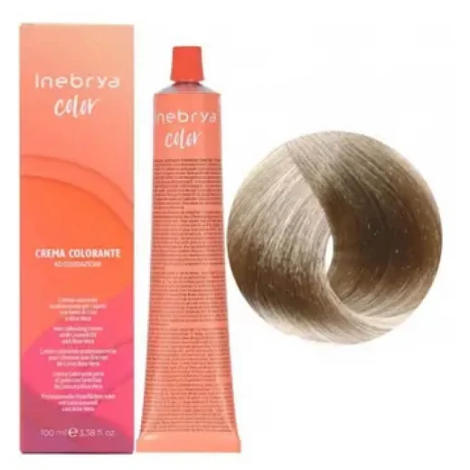 Крем-краска для волос Inebrya Сolor 8/1 светло-русый пепельный, 100 ml