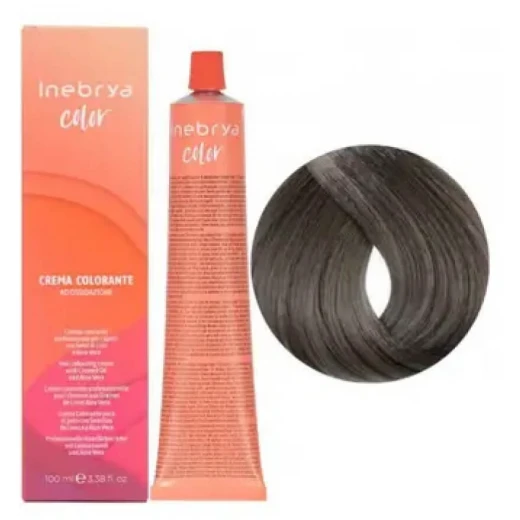 Крем-краска для волос Inebrya Сolor 8/11 светло-русый интенсивный пепельный, 100 ml