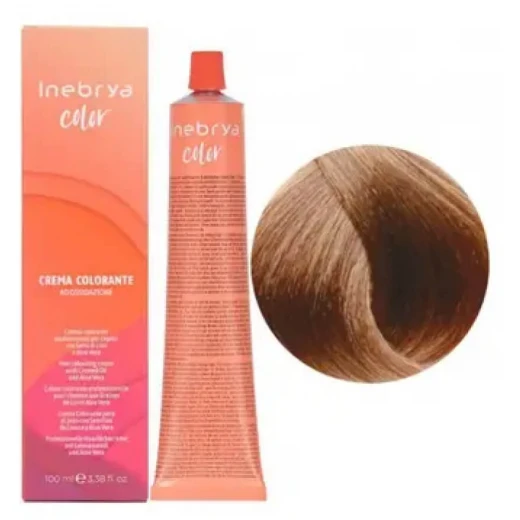 Крем-краска для волос Inebrya Сolor 8/3 светло-русый золотистый, 100 ml